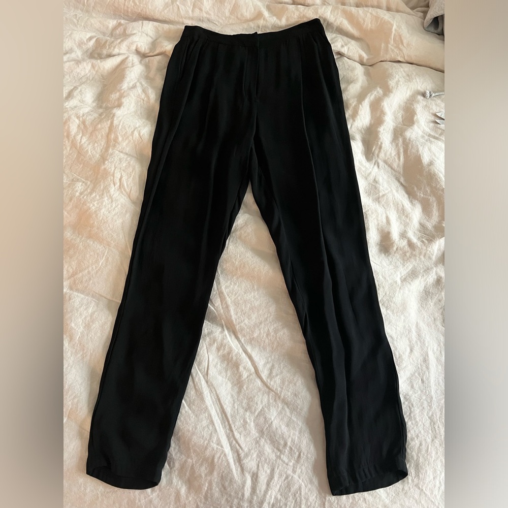 Silk Massimo Dutti trousers